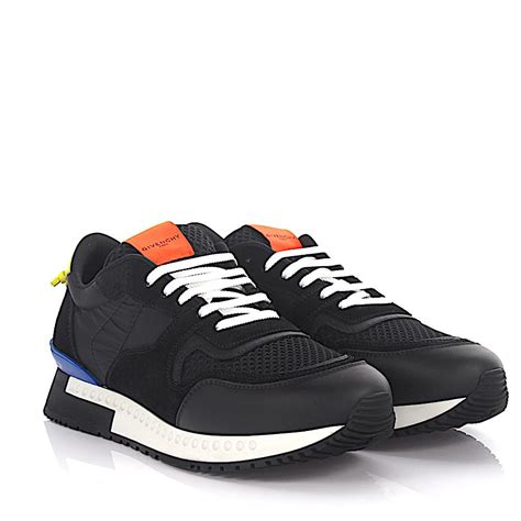 givenchy runner sneakers in suede leather and nylon|givenchy slip on sneakers men's.